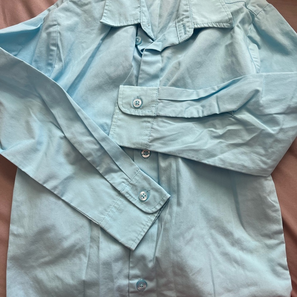 Light Blue/turqouise boys Shirt